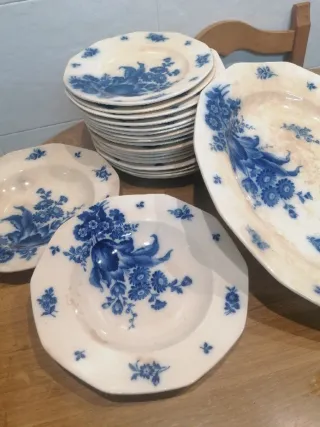 Vajilla francesa Haarlem vintage