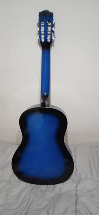 Guitarra para niño azul con funda