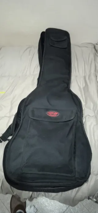 Guitarra para niño azul con funda