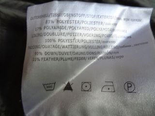 Abrigo largo anorak mujer talla 40 verde