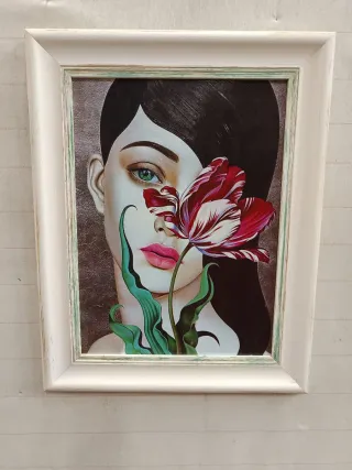 Stampa semi dipinta 40x50