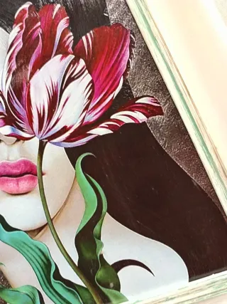 Stampa semi dipinta 40x50