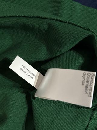 Polo Lacoste Verde Rayas