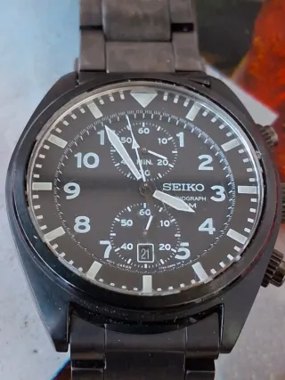 Orologio Seiko Cronografo Nero