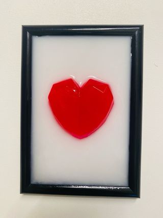 Quadro Candy Heart Epoxy