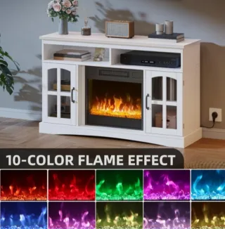 CHIMENEA ELÉCTRICA CON MUEBLE NUEVA