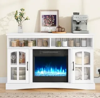 CHIMENEA ELÉCTRICA CON MUEBLE NUEVA