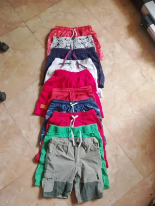10 Pantalones Cortos Verano Niño 7-8 Años