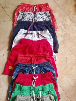 10 Pantalones Cortos Verano Niño 7-8 Años