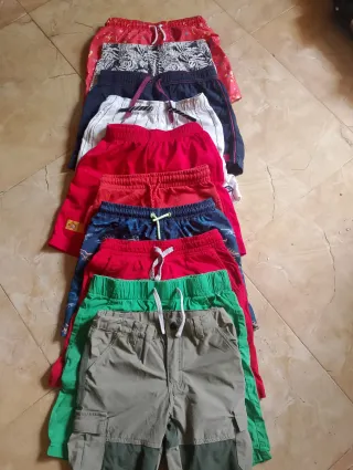 10 Pantalones Cortos Verano Niño 7-8 Años
