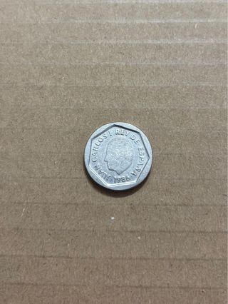 Moneda 200 Pesetas 1986 J. Carlos