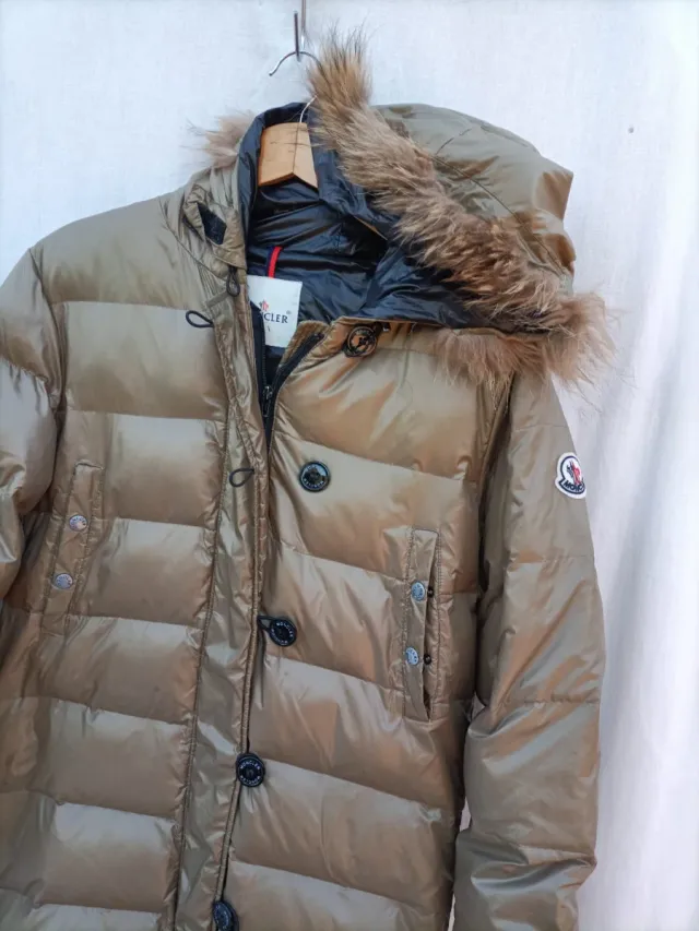 Plumón Moncler Mujer Verde Oliva