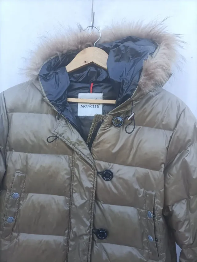 Plumón Moncler Mujer Verde Oliva