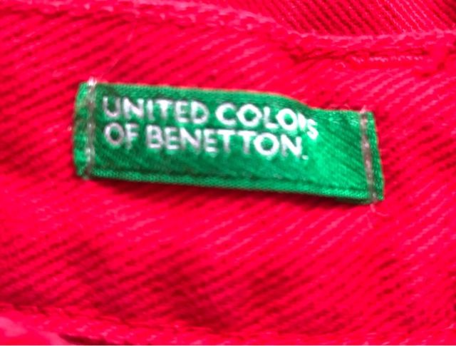 Pantalón niño rojo Benetton 2 años