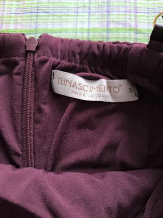 Vestito da cerimonia borgogna