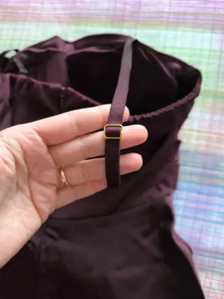 Vestito da cerimonia borgogna