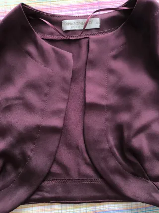 Vestito da cerimonia borgogna