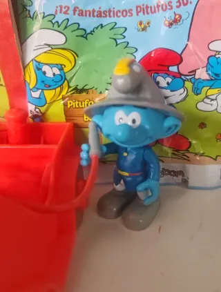 PITUFO BOMBERO CON SU CAMIÓN, DEL 2013