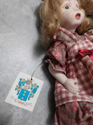 Coppia bambole porcellana vintage