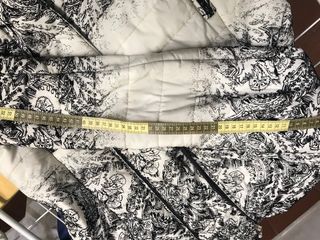 Parka acolchada estampada