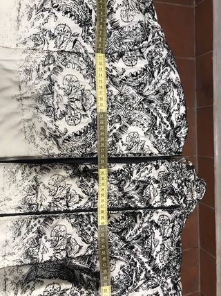 Parka acolchada estampada