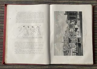 Libro antico Ellade e Roma, Jacopo Di Falke, 1882
