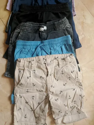 Pantalones cortos niño 7-8 años