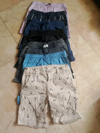 Pantalones cortos niño 7-8 años