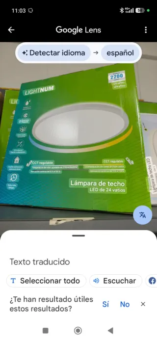 Plafón LED Blanco 24W 40cm