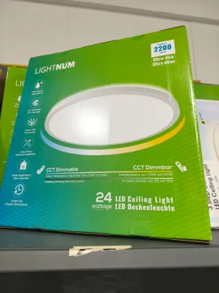 Plafón LED Blanco 24W 40cm