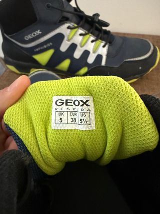 Scarpe Geox Amphibiox blu e gialle