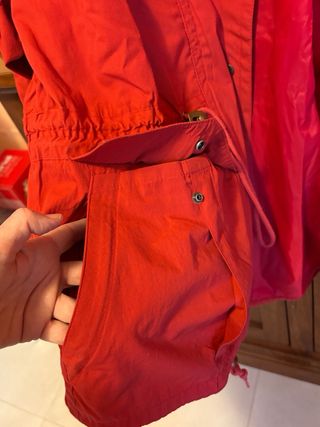 Parka foderata con cappuccio richiudibile