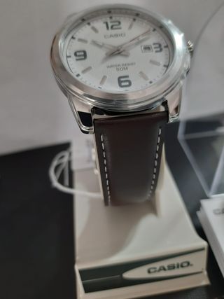 Orologio Casio Argento Bianco