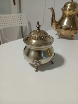 Juego café alpaca 4 piezas