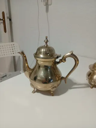 Juego café alpaca 4 piezas