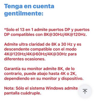 Baseus 4K@120Hz CLARITY Hub 13 Puertos