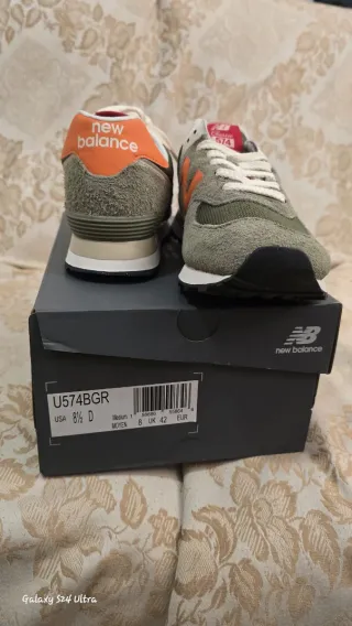 Zapatillas New Balance Verde y Naranja