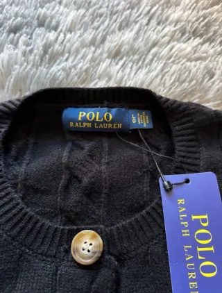 Jersey Polo Ralph Lauren Negro Talla L