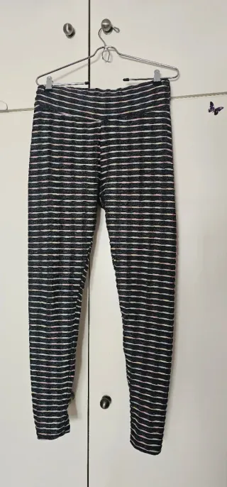 Mallas con frunce rayas