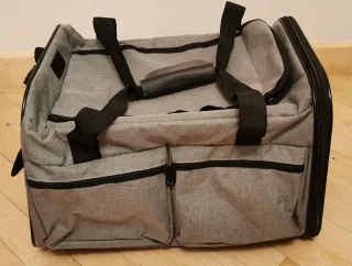 Transportín Mascotas Pecute Gris