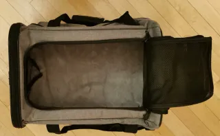 Transportín Mascotas Pecute Gris