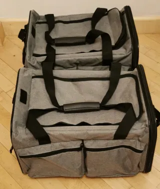 Transportín Mascotas Pecute Gris