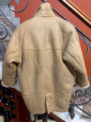 Cappotto Montone Shearling donna vera pelle Vintag