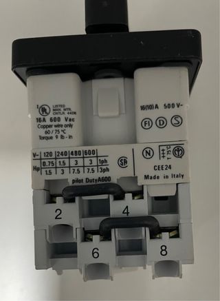 Interruptor Rotatorio Sprecher + Schuh