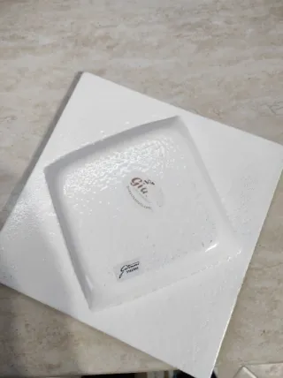 Svuotatasche quadrato glitterato