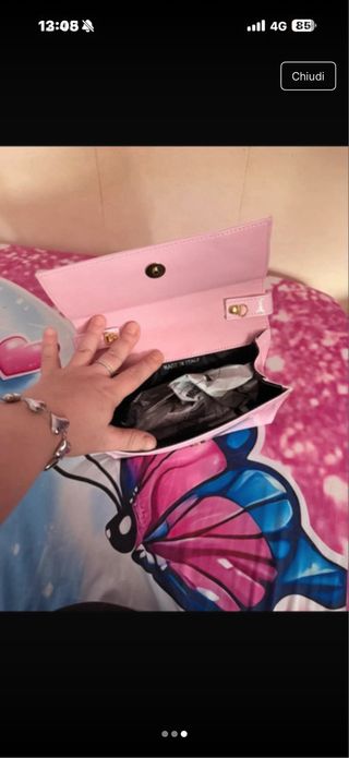 Borsa simil Mabash rosa