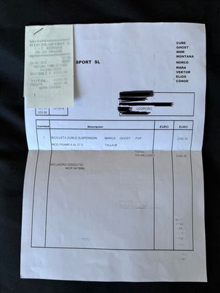 Bicicleta de montaña Ghost FR AMR6