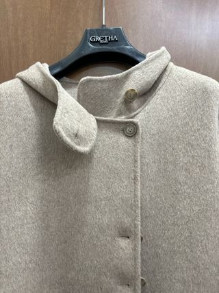 Cappotto Gretha Beige con Cappuccio
