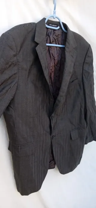 Emidio Tucci Blazer Lana y Seda Talla 52