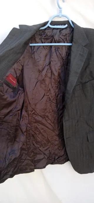 Emidio Tucci Blazer Lana y Seda Talla 52